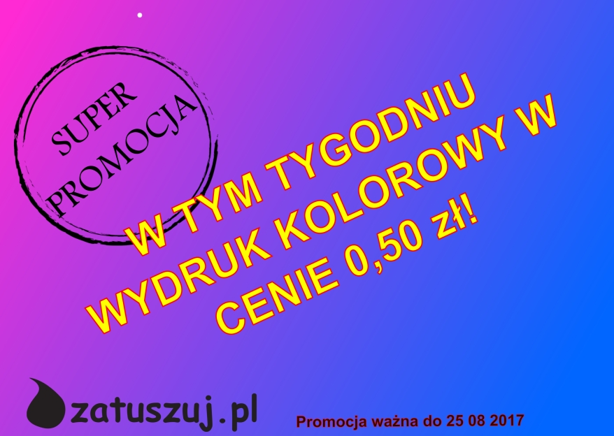 Wydruk kolorowy za 0,50 zł za stronę - Wydruk kolorowy za 0,50 zł za stronę Bytom Wydruk kolorowy za 0,50 zł za stronę - Wydruk kolorowy za 0,50 zł za stronę Bytom
