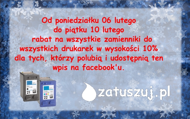 Tanie zamienniki do drukarek - 10% rabatu na wszystko - Tanie zamienniki do drukarek - 10% rabatu na wszystko Bytom Tanie zamienniki do drukarek - 10% rabatu na wszystko - Tanie zamienniki do drukarek - 10% rabatu na wszystko Bytom