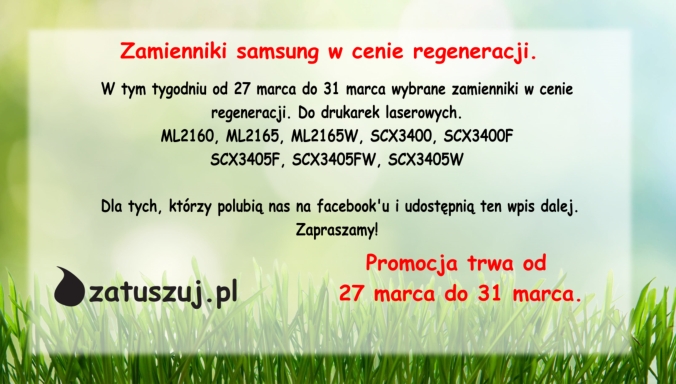 Zamienniki samsung 101 w cenie regeneracji - promocja - Zamienniki samsung 101 w cenie regeneracji - promocja - promocja Bytom Zamienniki samsung 101 w cenie regeneracji - promocja - Zamienniki samsung 101 w cenie regeneracji - promocja - promocja Bytom